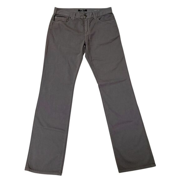Fidelity Denim Pants Mens 33x35 Gray Flat Front Straight Leg Twill Stretch - Picture 1 of 12